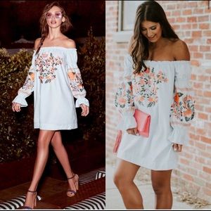 Free people blue floral dress